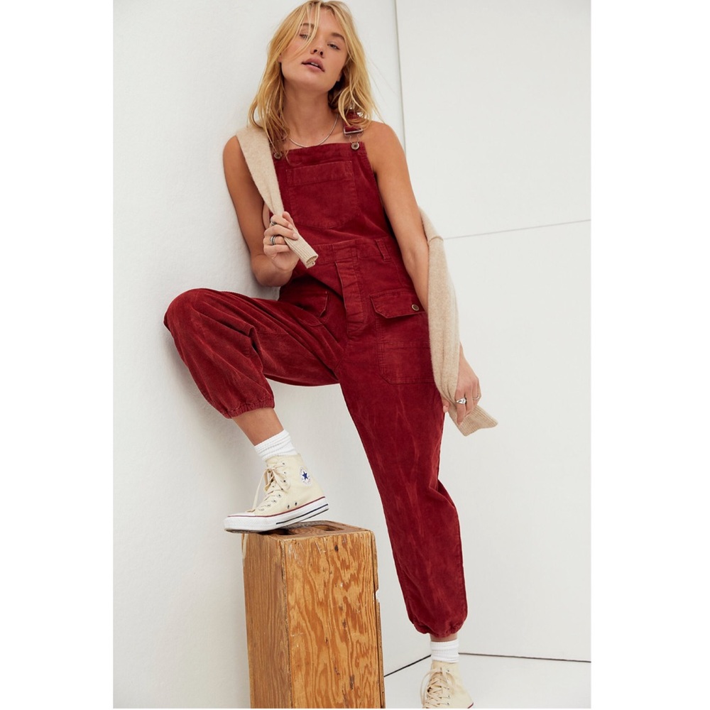 Free People Iris Cord Overall